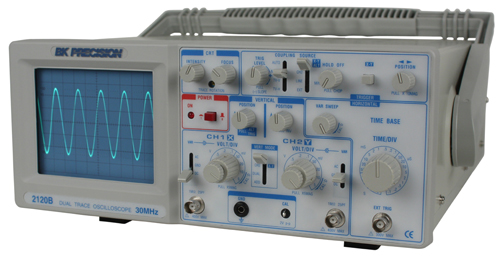 Bk Precision 20 Mhz Oscilloscope Model 2120 Manual