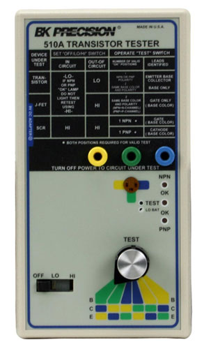 Bk Precision 510 Transistor Tester 