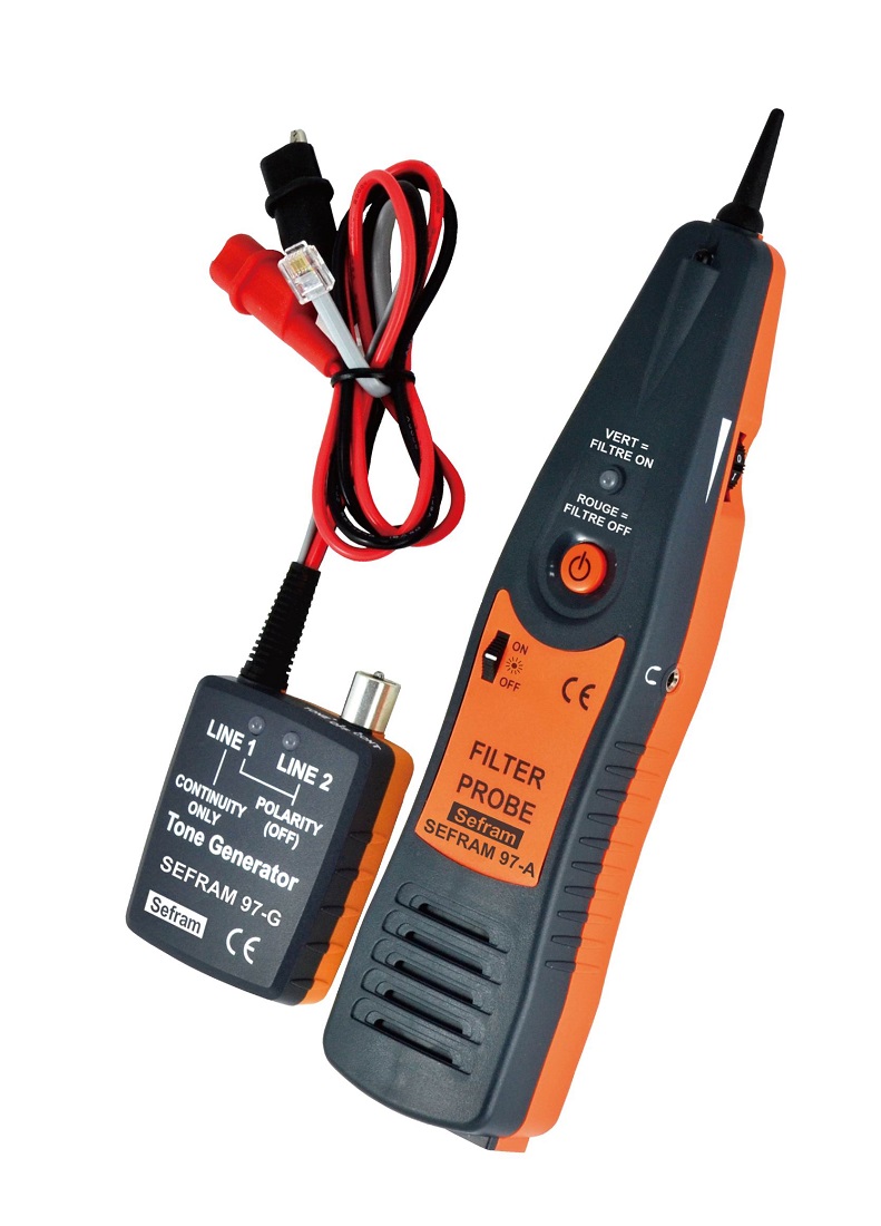 EDF-Localisateur de fil avec écouteurs, détecteur de câble
